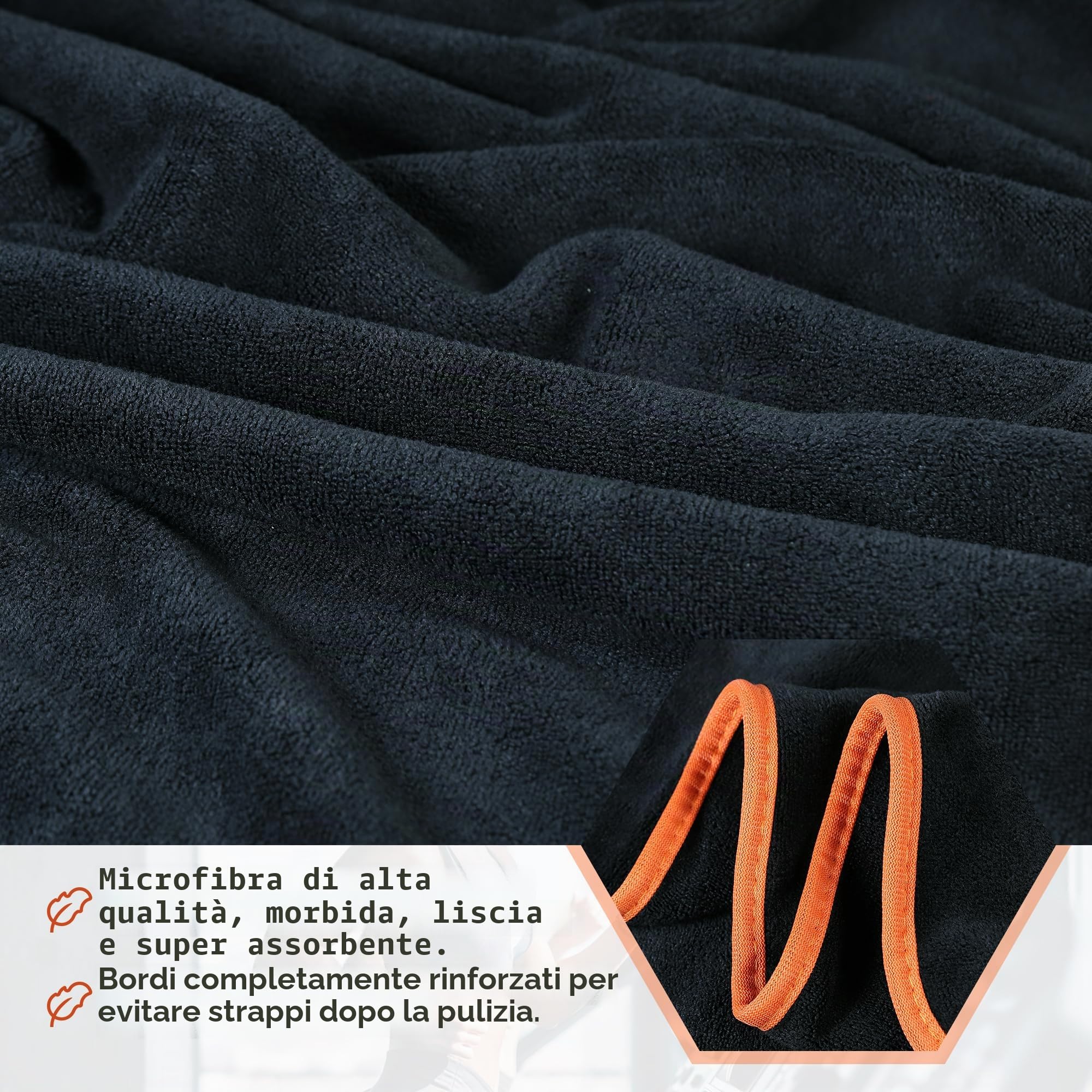 3 Pezzi Asciugamani Palestra, 40×80 cm, Pelle-friendly Asciugamano Microfibra, Telo Palestra Assorbente e Fast-dry per Uomo Donna, Accessori per Sport Nuoto Viaggi Camping Spiaggia Bagno, Grigio Scuro