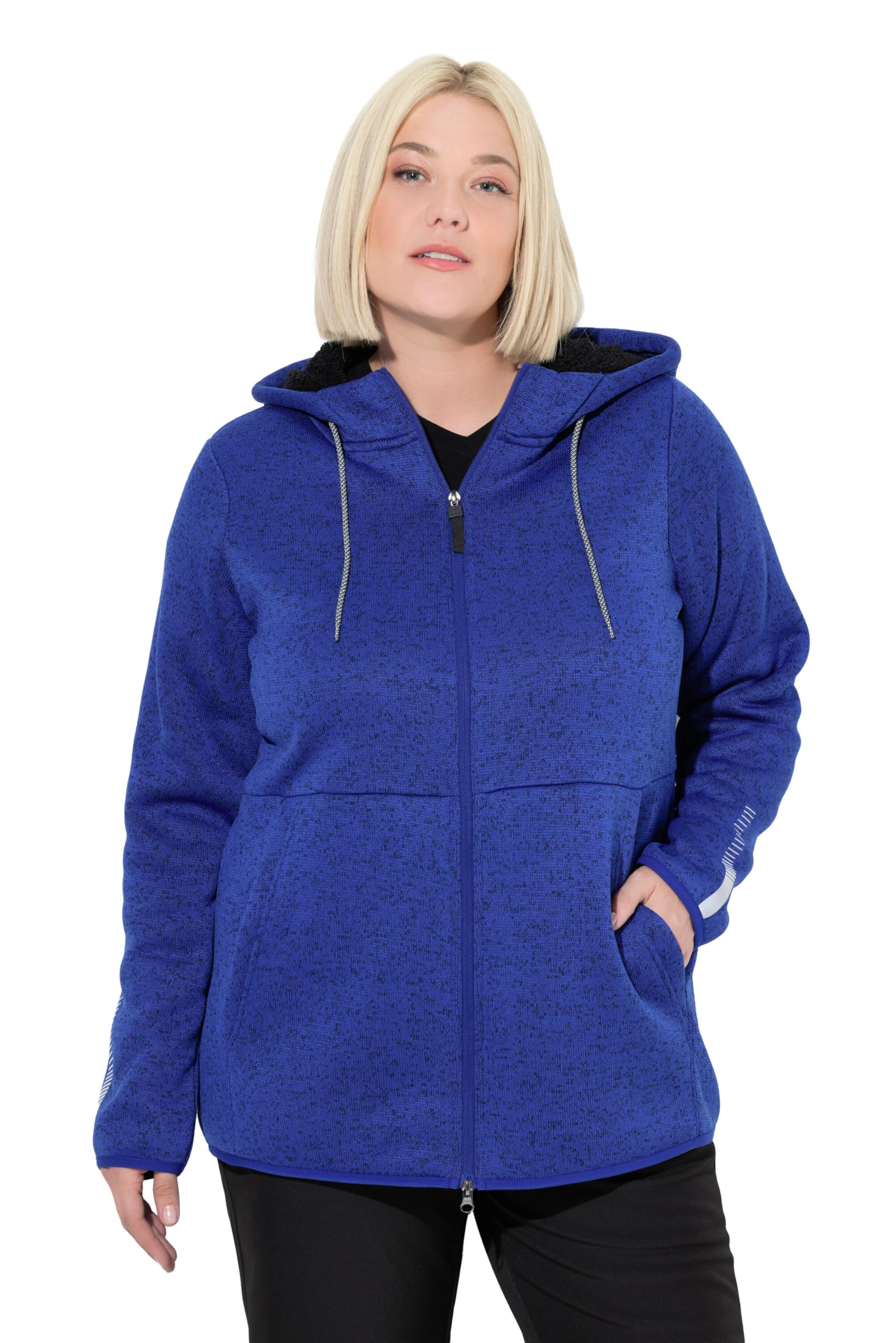 Ulla Popken Damen Sweatjacke