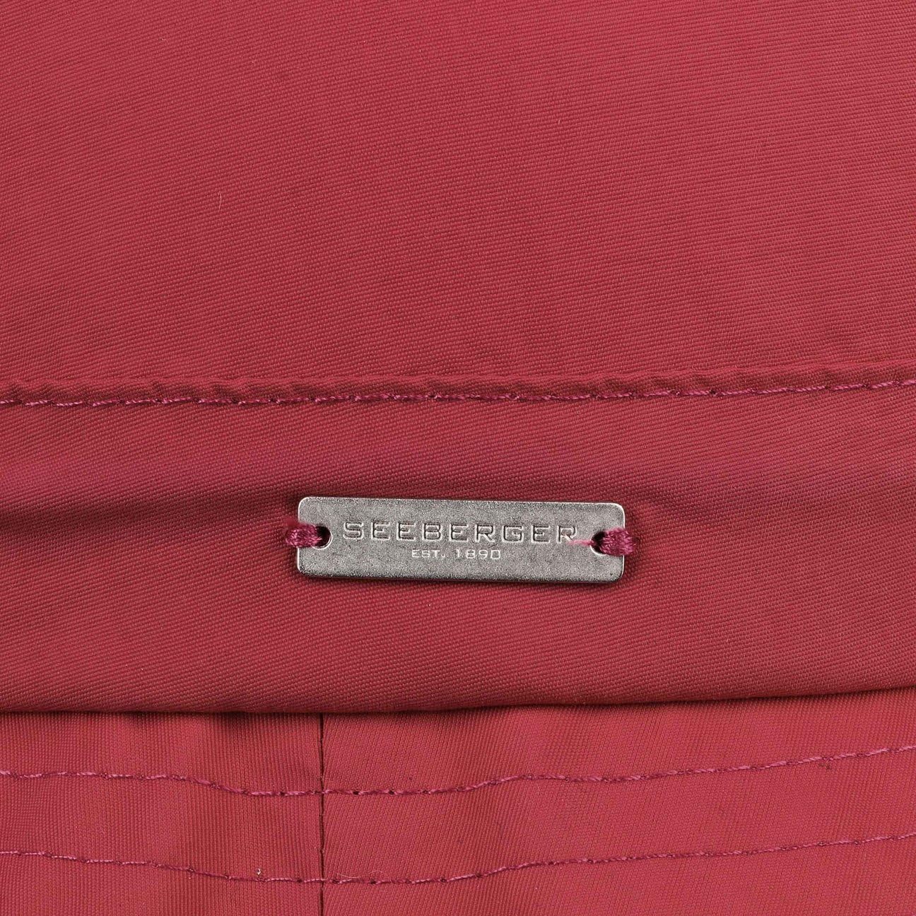 Seeberger Chapeau pour Femme Lasina - Outdoor en Tissu de Pluie avec Doublure Hiver Printemps-ete - Taille Unique Rouge