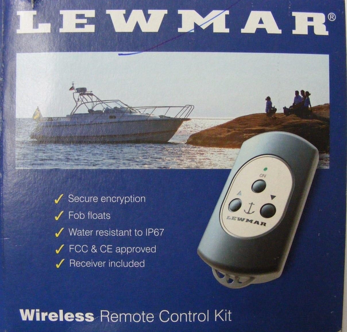 Lewmar 3Button Windlass Wireless Remote Kit Highstrength, glass