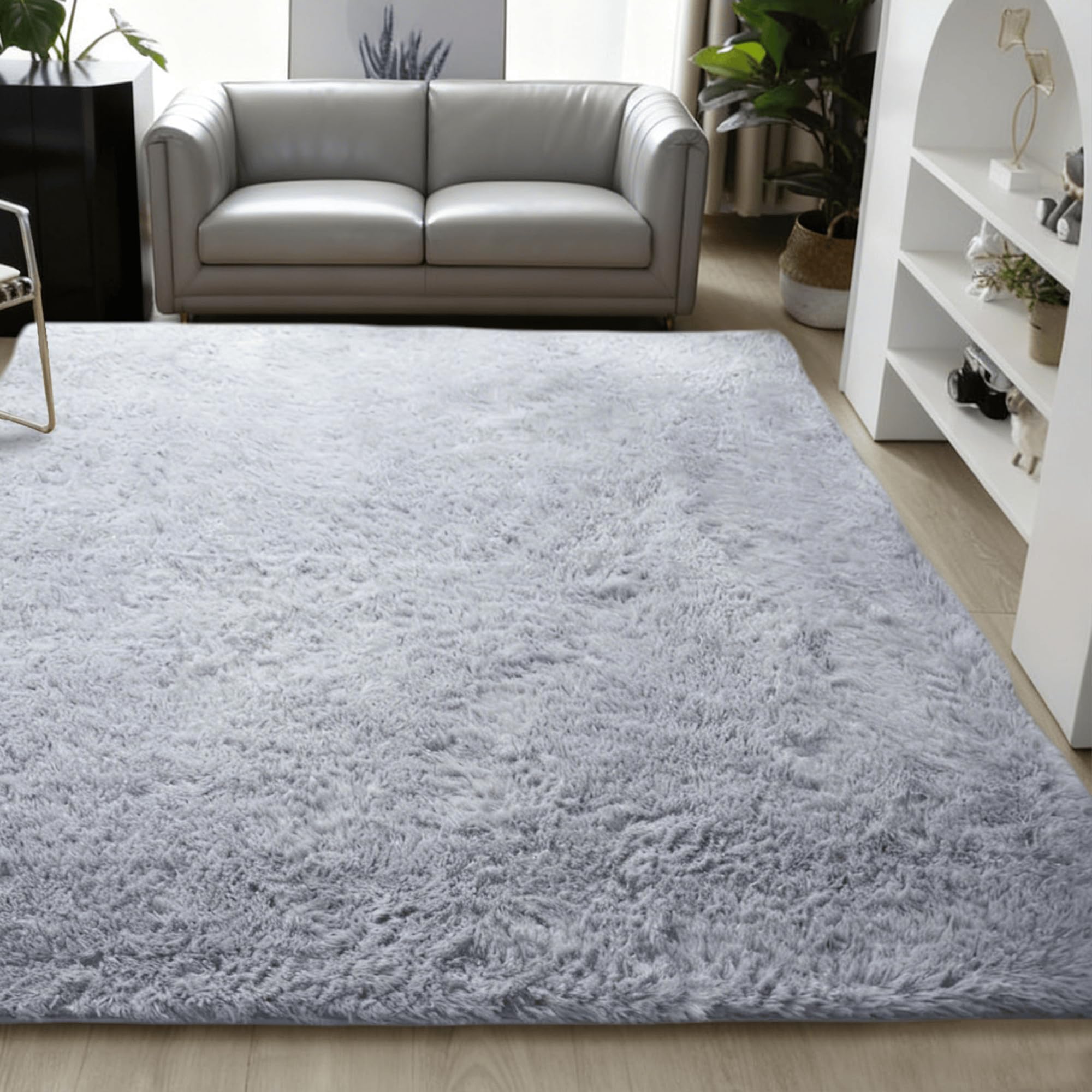 Moelleux tapis 160 x 320 cm grands tapis poils longs pour salon et couloir