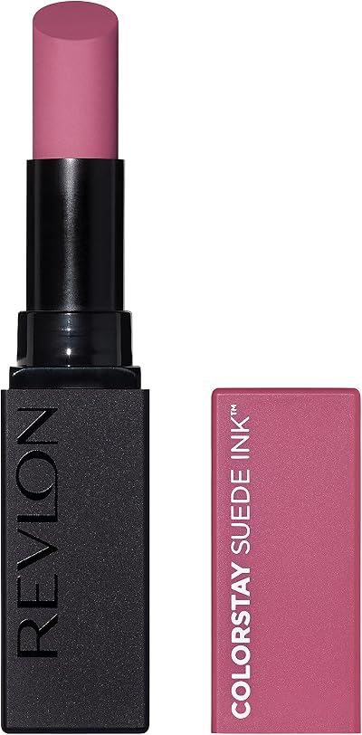 REVLON Lipstick, ColorStay Suede Ink, Built-in Primer, Infused with Vitamin E, Waterproof, Smudgeproof, Matte Color, 009 In Charge (Pack of 1)