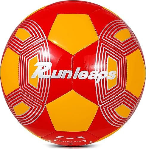 Miniatura 14 de Balón de fútbol Runleaps tamaño 1.5 y tamaño 3 y tamaño 4 y tamaño 5 para niños y adultos, pelotas de juguete con patrón de estrellas de tamaño