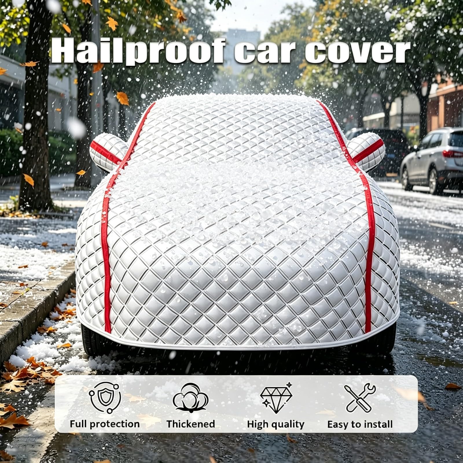 Funda Coche Antigranizo para Holden Statesman 1995-1996 | Funda para vehículos de exterior para todo tipo de clima, duradera, a prueba de granizo, ventisca y resistente a los rayos UV
