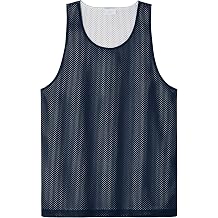 SPORT-TEK PosiCharge Reversible Mesh Tank | Gym Fashion for Men & Women, Sleeveless Fit Workout Shirt, Athletic Clothing