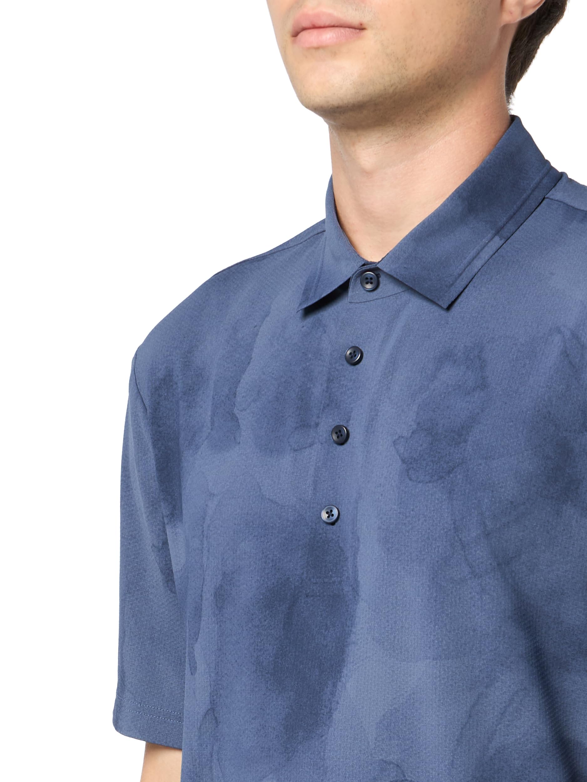 adidas Męska koszulka polo Ultimate365 Tour z nadrukiem Cool Feeling, Collegiate Navy/Preloved Ink S24, XL