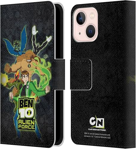Miniatura 8 de Head Case Designs Officially Licensed Ben 10 Alien Force Omnitrix Graphics Leather Wallet Case Compatible with Apple iPhone 13 Mini