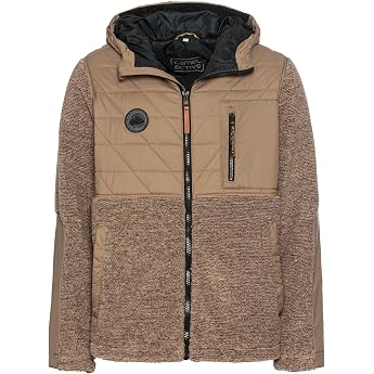 camel active Men's Teddy Jacket in Material Mix