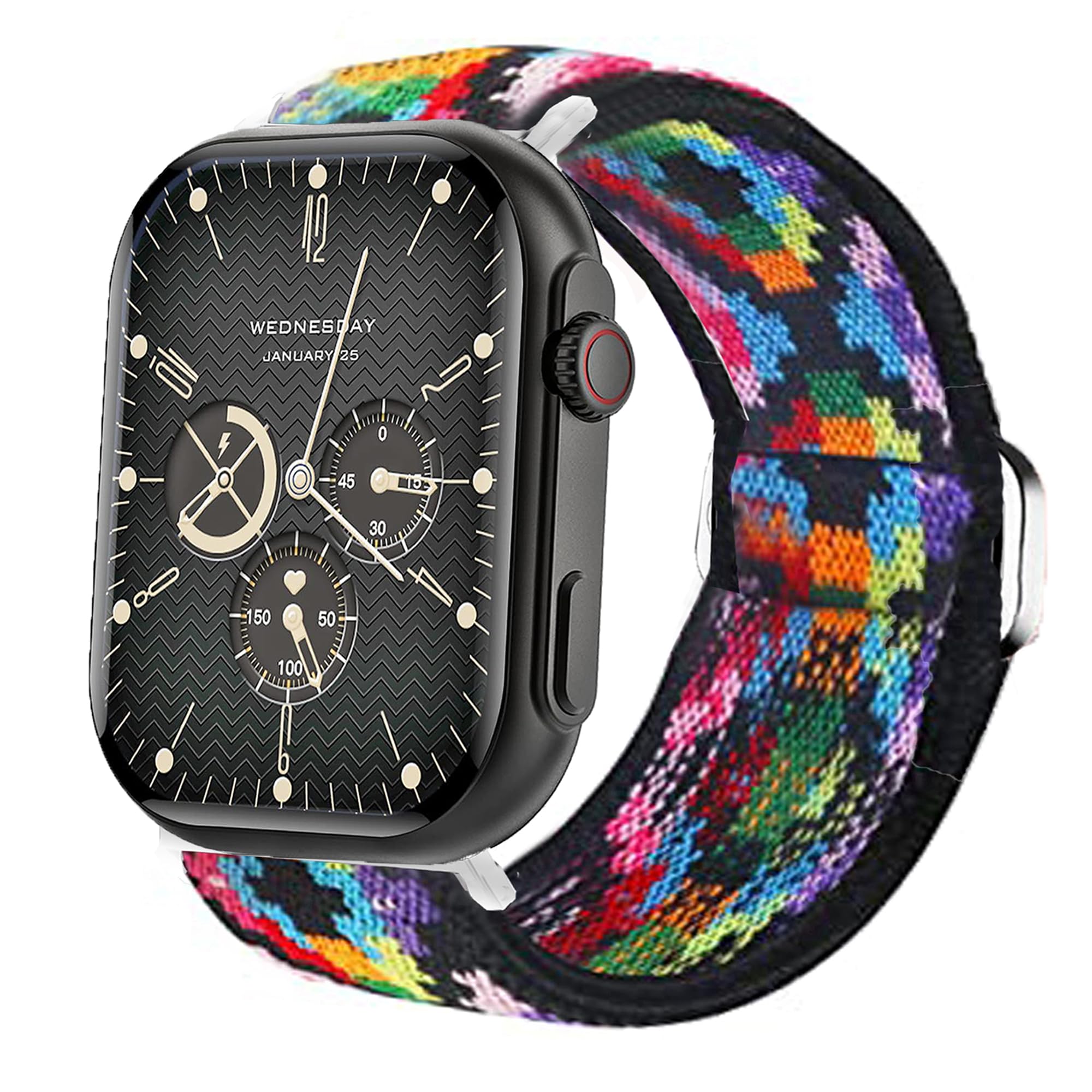 Blueshaweu Cinturino compatibile per smartwatch HOLALEI 2.01 pollici ZL80, cinturino di ricambio in silicone per smartwatch HOLALEI ZL80
