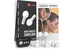 Vibes High Fidelity Concert Ear Plugs: Music Earplugs for Musicians