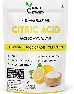Namo Organics - Citric Acid Powder (Nimbu Sat) - 900 Gm - For Cleaning | Food Grade | Tatri | Multiple Uses for Home and Kitchen