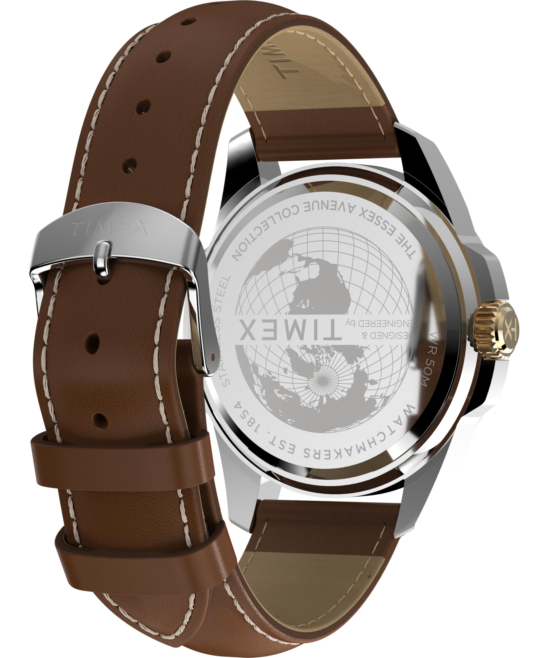 Timex Men's Essex Day and Date 45mm Quartz Watch