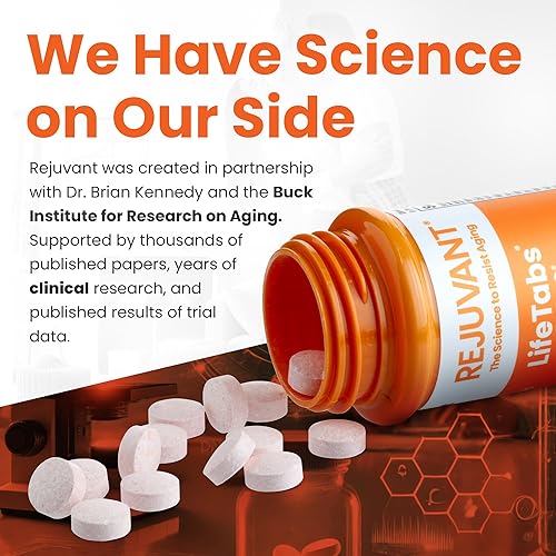 Miniatura 4 de Rejuvant AKG - Suplemento de longevidad para mujer, 1000 mg ultra 98% puro (alfa cetoglutarato de calcio), fórmula patentada de liberación