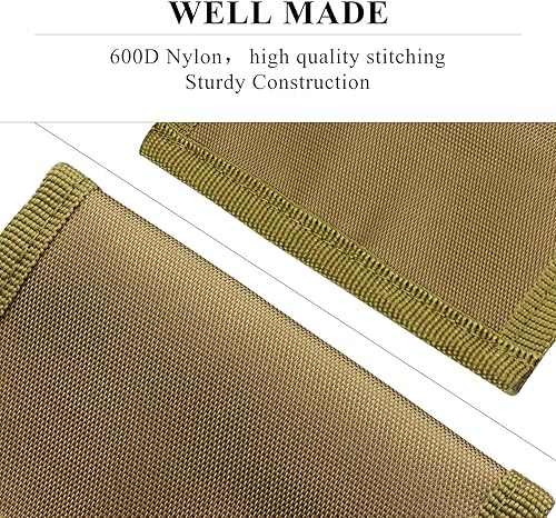 Miniatura 2 de Kosibate Speedloader Pouch Case Holder Nylon Tactical Double Speedloader Belt Universal Fit .357 .44 Most from .38 to .45 Colt