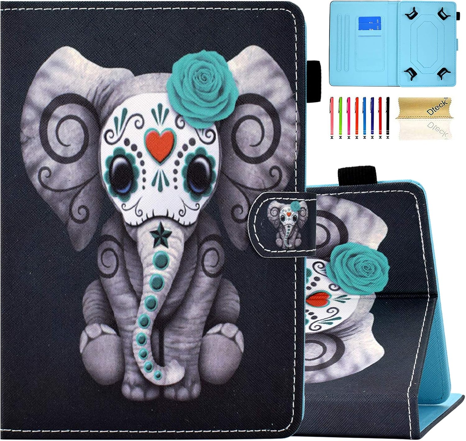 کیف چرمی Dteck برای انواع تبلت 6.5-7.5 Inch