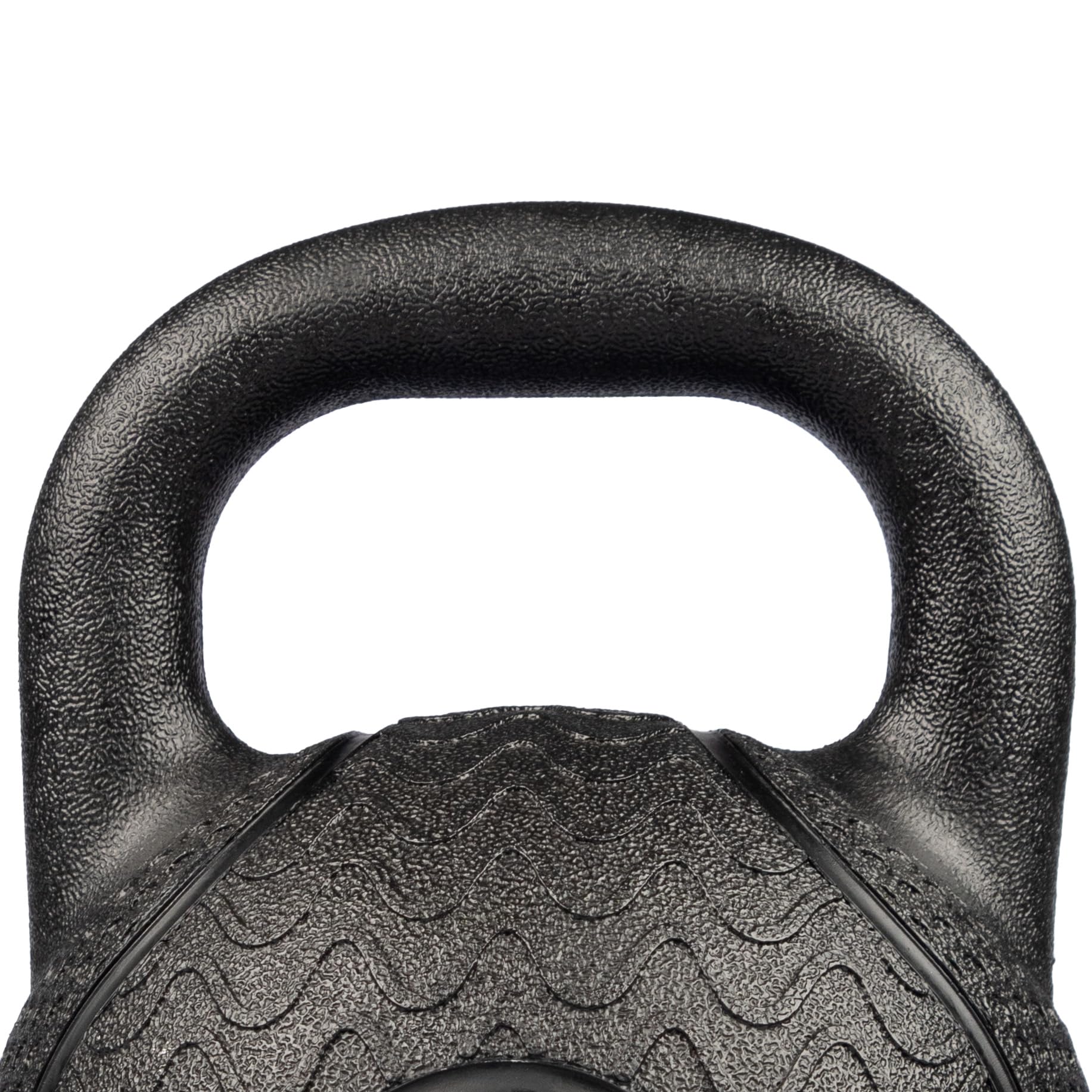 Matchu Sports | Kettlebell | 4, 8 o 12 KG | Gomma di alta qualità | Indistruttibile | 27x20 CM | Nero