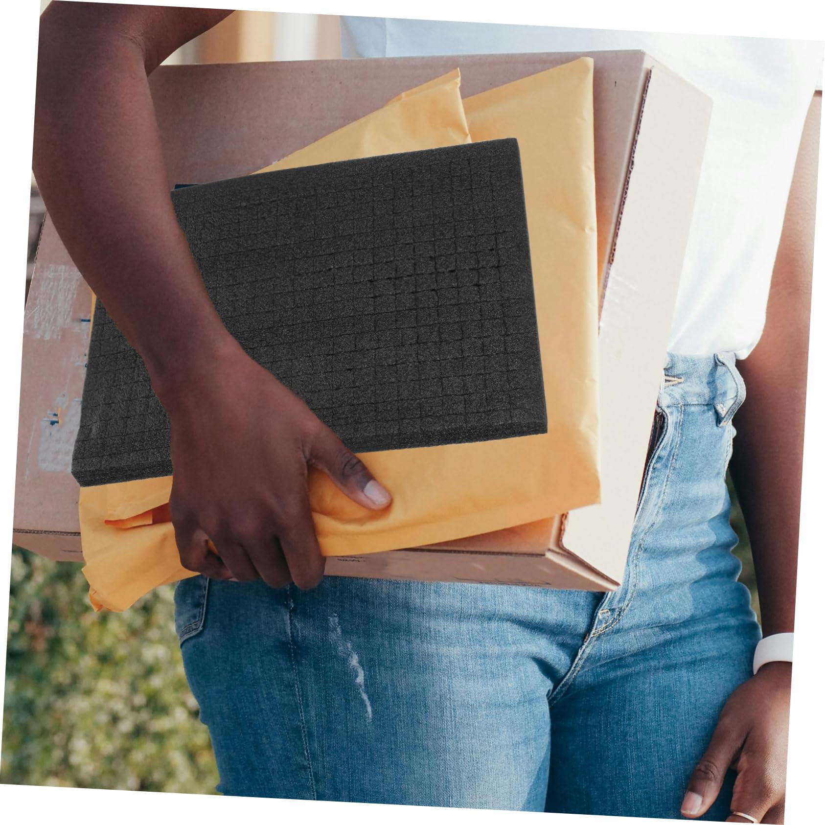 Feuilles de Mousse Epe Noires Prédécoupées pour Boîte à Outils