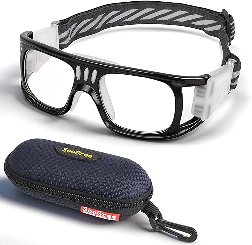 "N/A" Gafas deportivas para hombre, para raquetbol, baloncesto, fútbol, gafas protectoras, lentes de choque y colisión, reemplazables