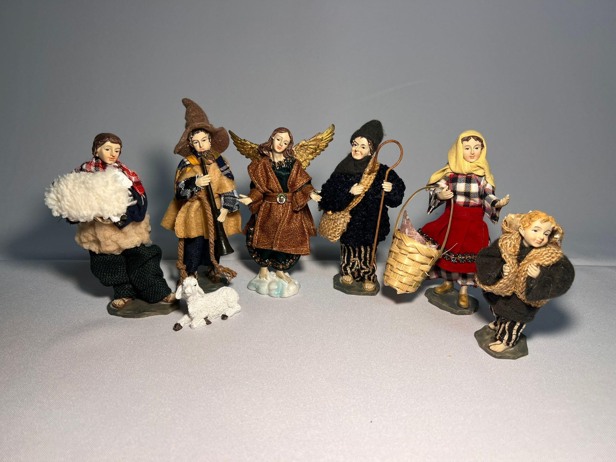 Krippenfiguren 15 teilig - 13cm (KF10) für Weihnachtskrippe Figuren Krippe Krippenstall Weihnachten Weihnachtskrippen Deko
