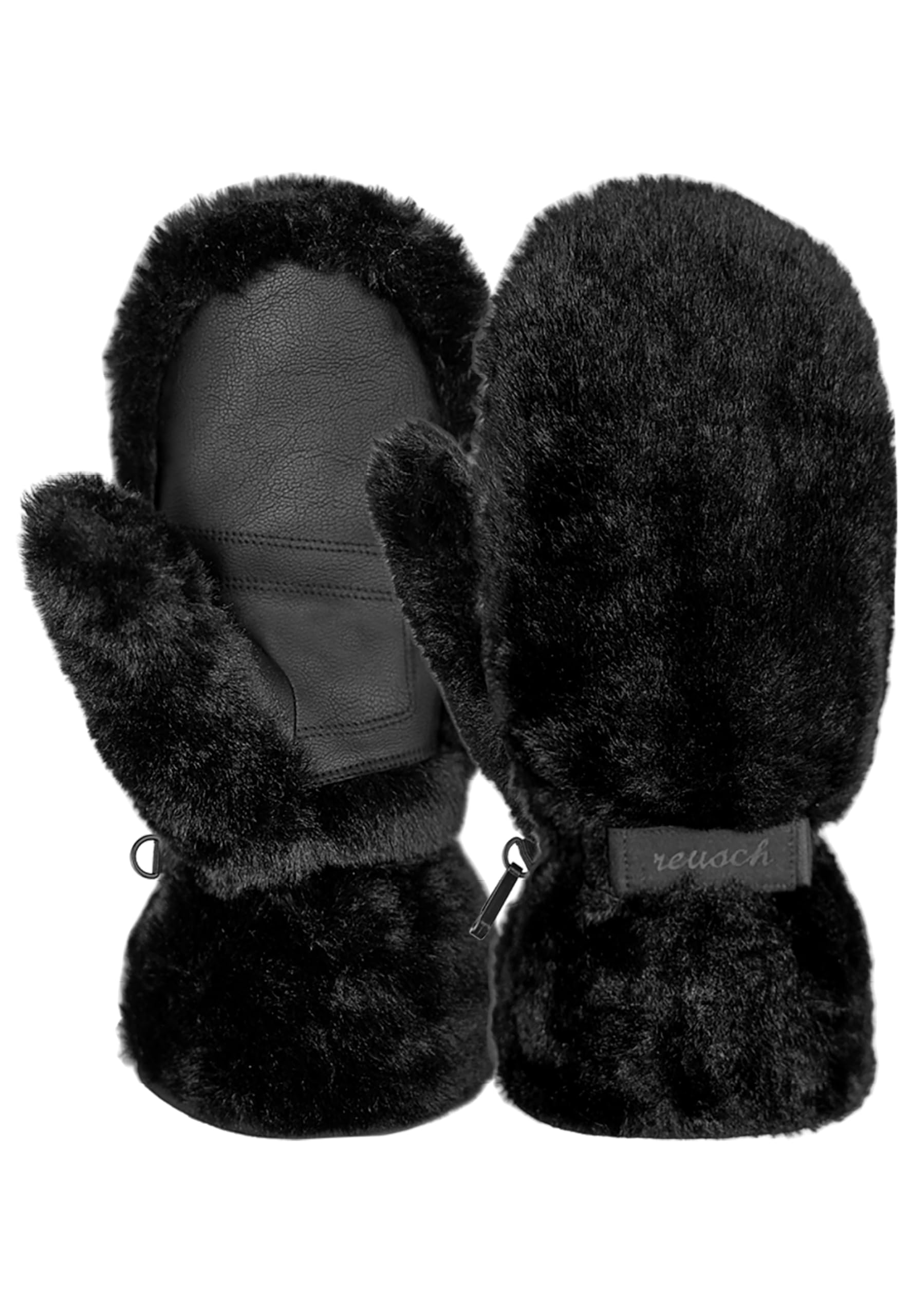 Reusch Molly Women's Mittens with R-TEX XT & Primaloft Gold - Fluffy Winter Gloves with Fake Fur, Touchscreen Function, Waterproof, Windproof, Breathable & Soft Lined