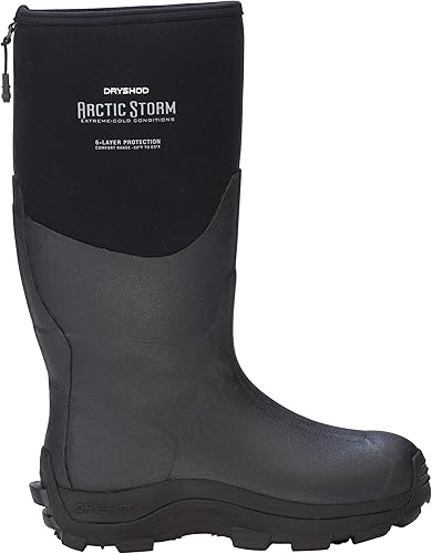 Dryshod Arctic Storm Hi Botas de invierno para hombre, color negrogris, ARS-MH-BK