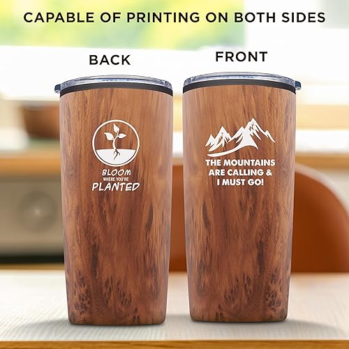 Miniatura 6 de Glacier vasos de acero inoxidable y plástico  paquete de 6  botella de agua de 20 oz al vacío, doble pared aislada