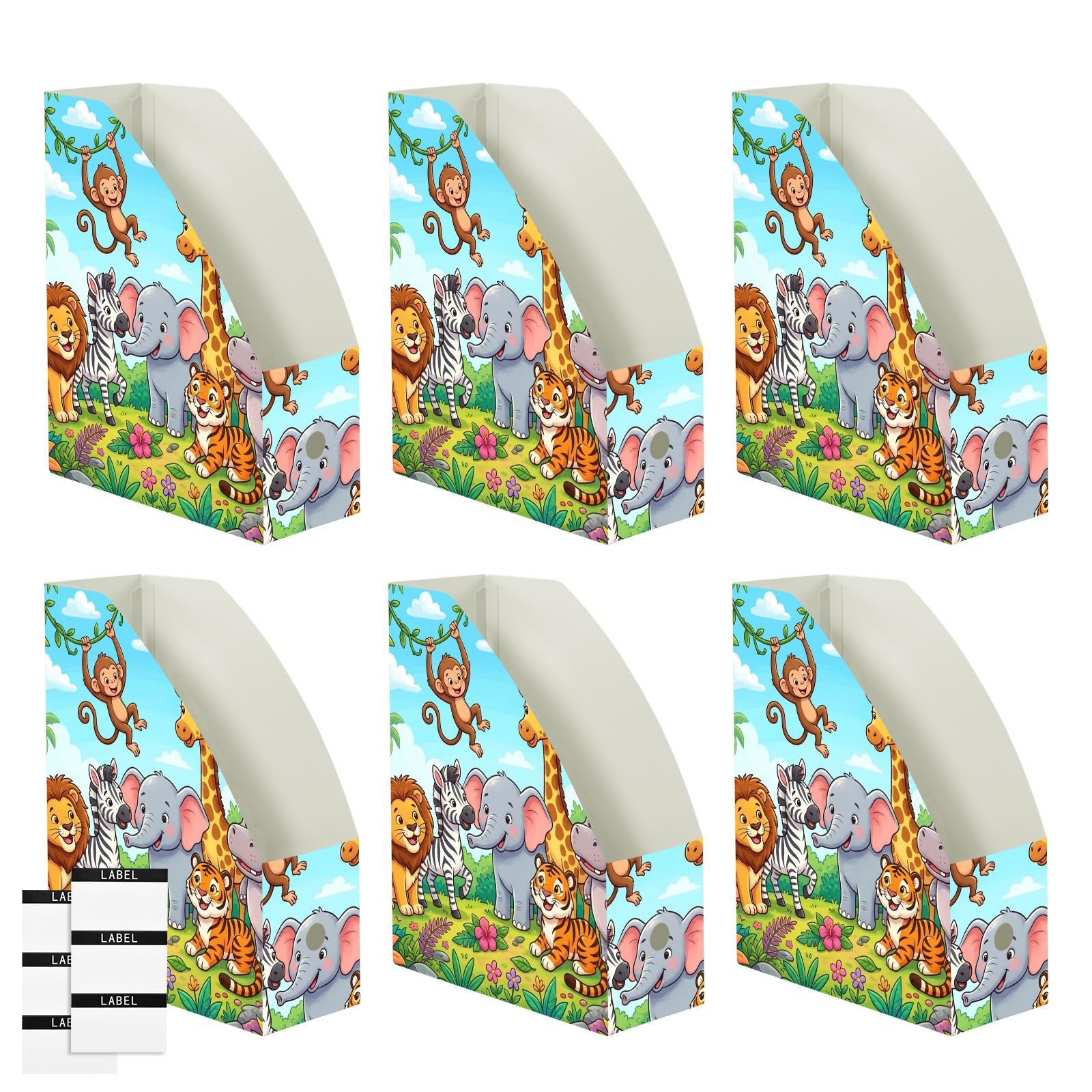 Porte-documents en forme d'animal mignon sans outils Bleu