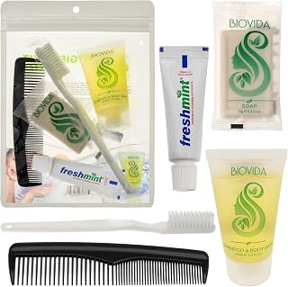 ModaWest 24-Pack Bulk Hygiene Kits: 5-Piece Travel Toiletry Sets for Men, Women, Charity, Homeless Care