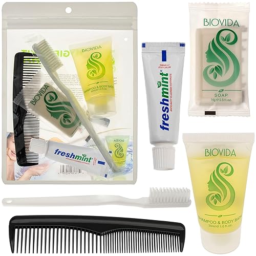 36 kits - Estuche a granel de kits de aseo básicos al por mayor para hombres mujeres viajes organización benéfica