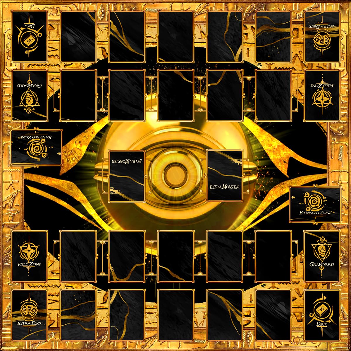 MTG Tapis De Jeu Antidérapant 61x35,6 Cm - Motif Archange Élégant, Idéal Pour TCG, CCG, OCG, DTCG, PTCG - Dos Grip + Sac De Rangement