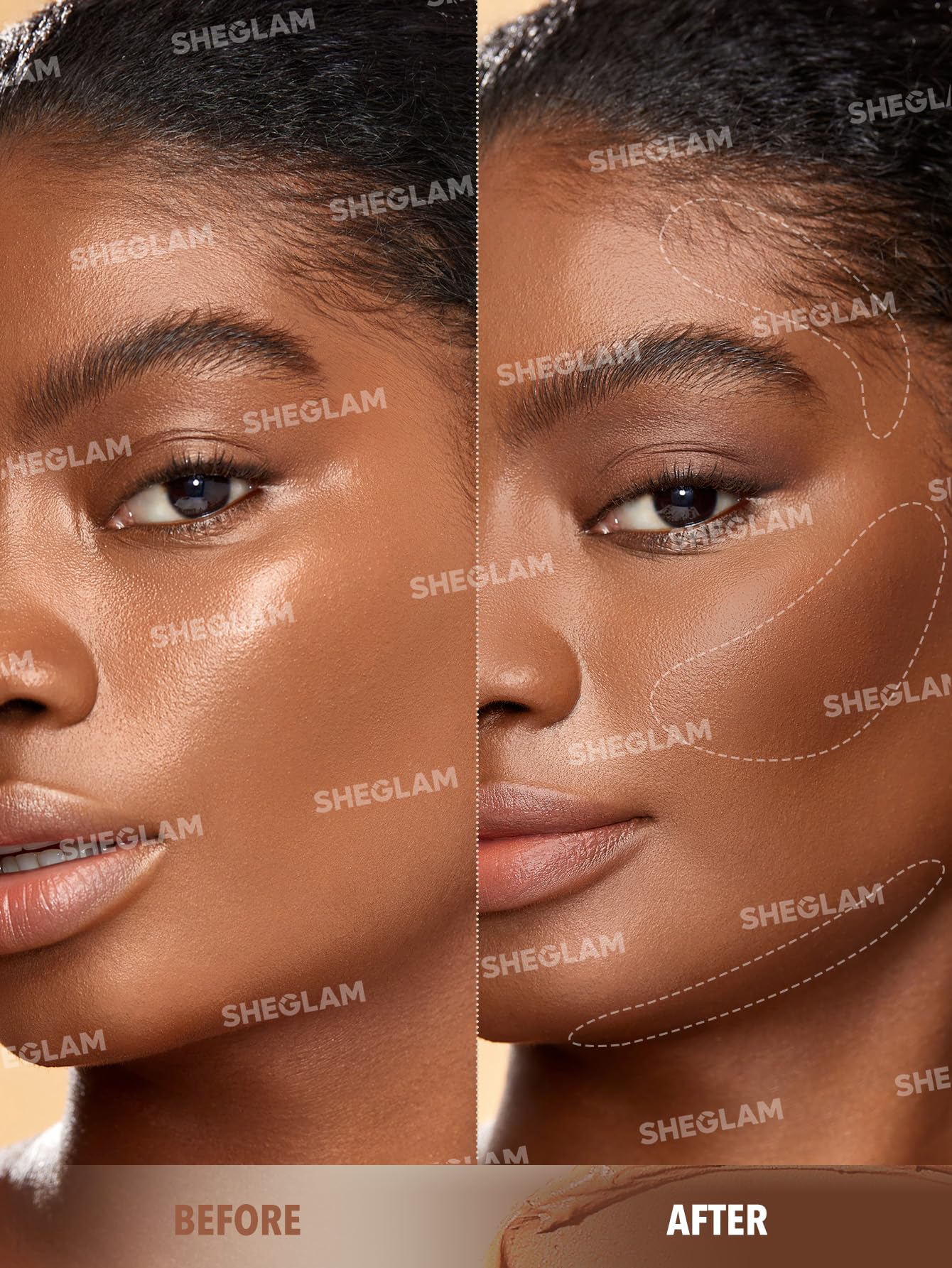 SHEGLAM Silk Haze Cream Bronzer Blendable Cream Makeup with a Lightweight Formula - Image 2