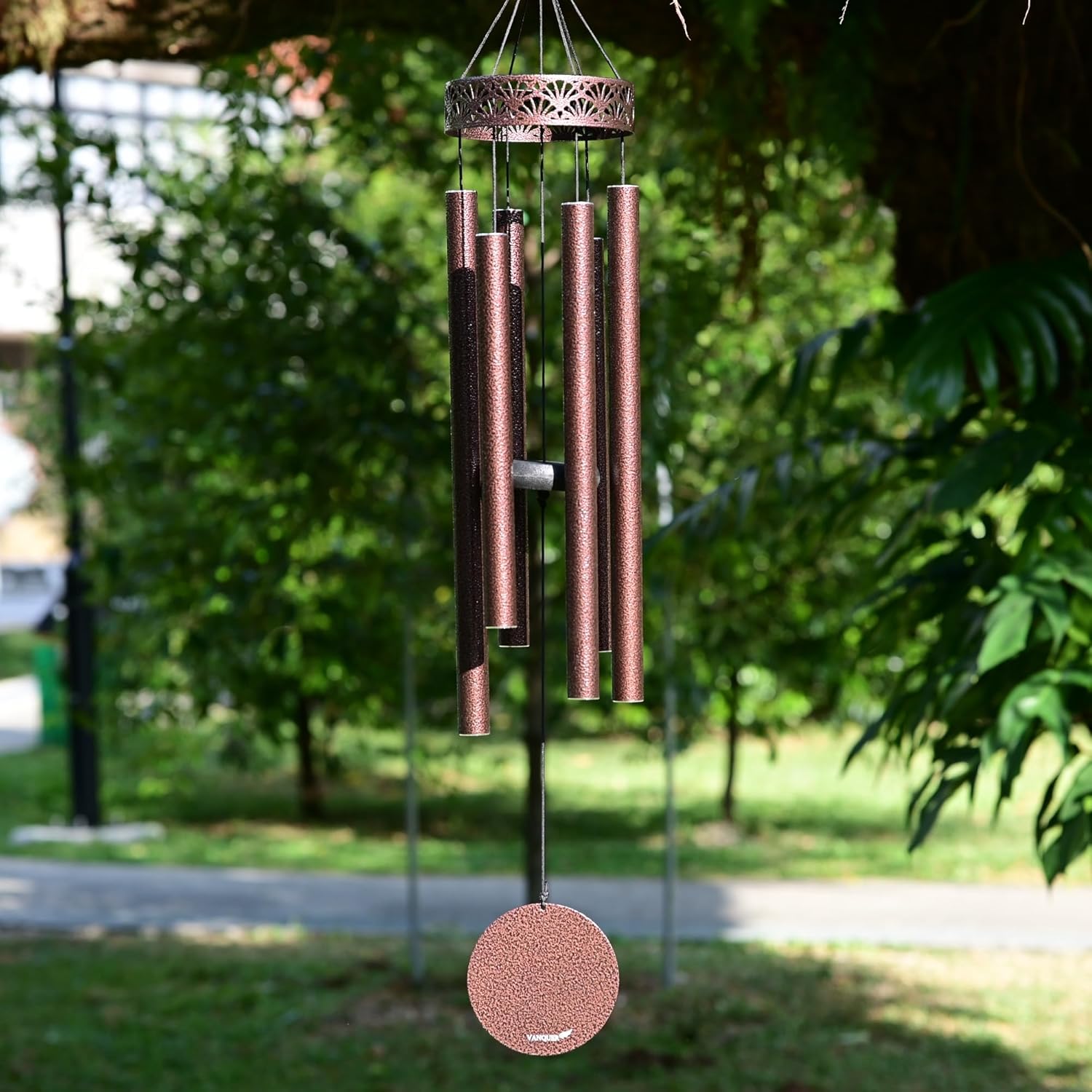 Vanquer Wind Chimes for Outside Deep Tone - 38'' Wind Chimes Outdoor Clearance, Deep Tone, Soothing, Windchimes Outdoors, Memorial, Sympathy, Garden Patio Yard, Home Décor (38" Bronze) - Image 7