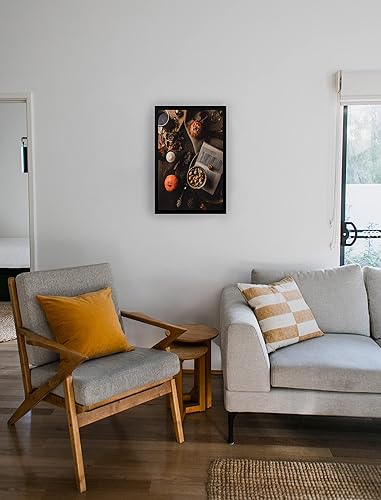 Miniatura 5 de Frame Amo Marco moderno negro de 14 x 24 pulgadas, borde de 1 pulgada de ancho, acabado suave envolvente, cara acrílica