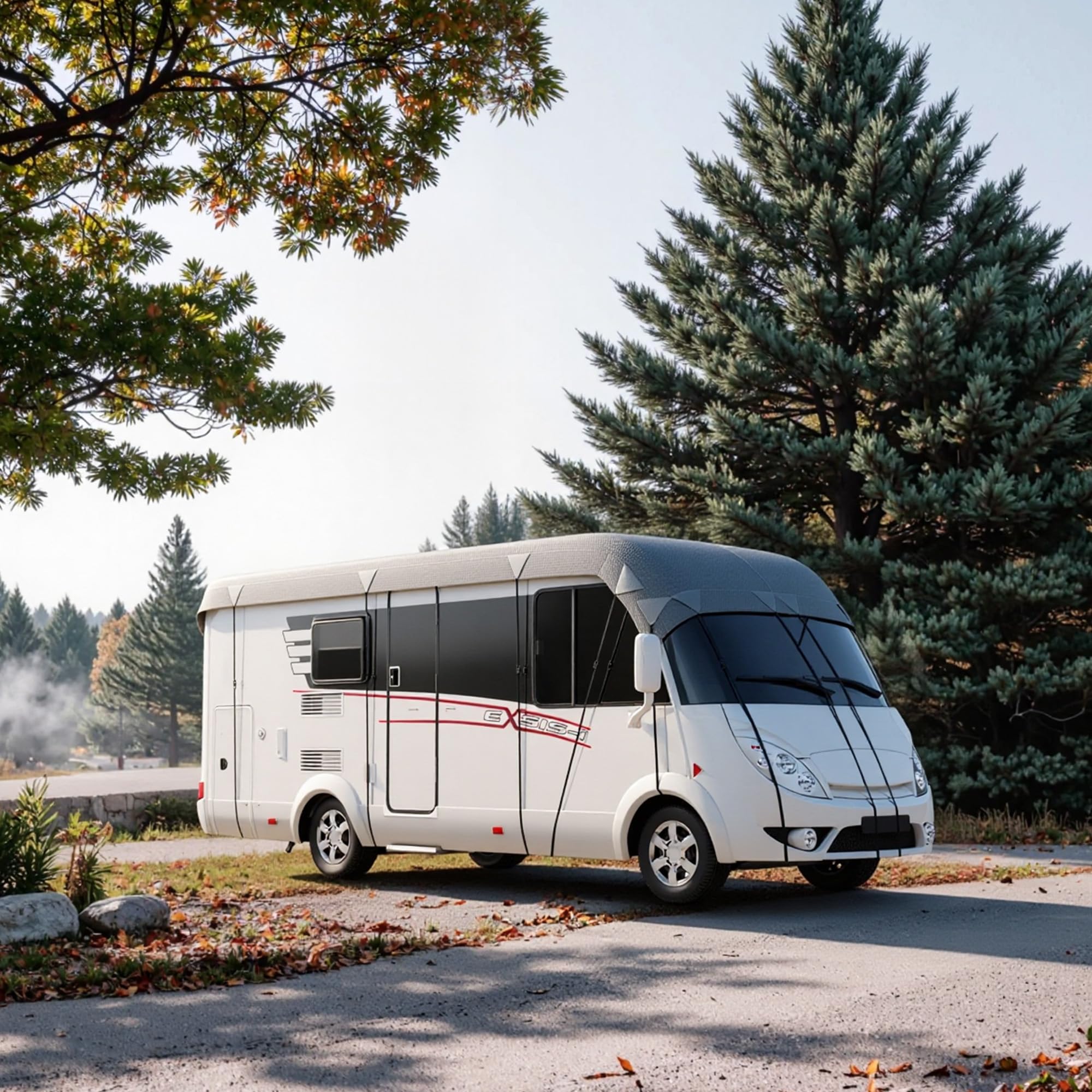 Wohnwagen Abdeckung, Hochwertige Wohnwagen Schutzhülle, Schützt Vor Staub und Nässe, für Wohnmobile und Wohnwagen(7 x 3 m)