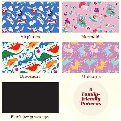 Miniatura 9 de Lusso Gear Funda de mesa con bandeja de avión, organiza los artículos esenciales de viaje para niños, bolsillos de aperitivos y juguetes para