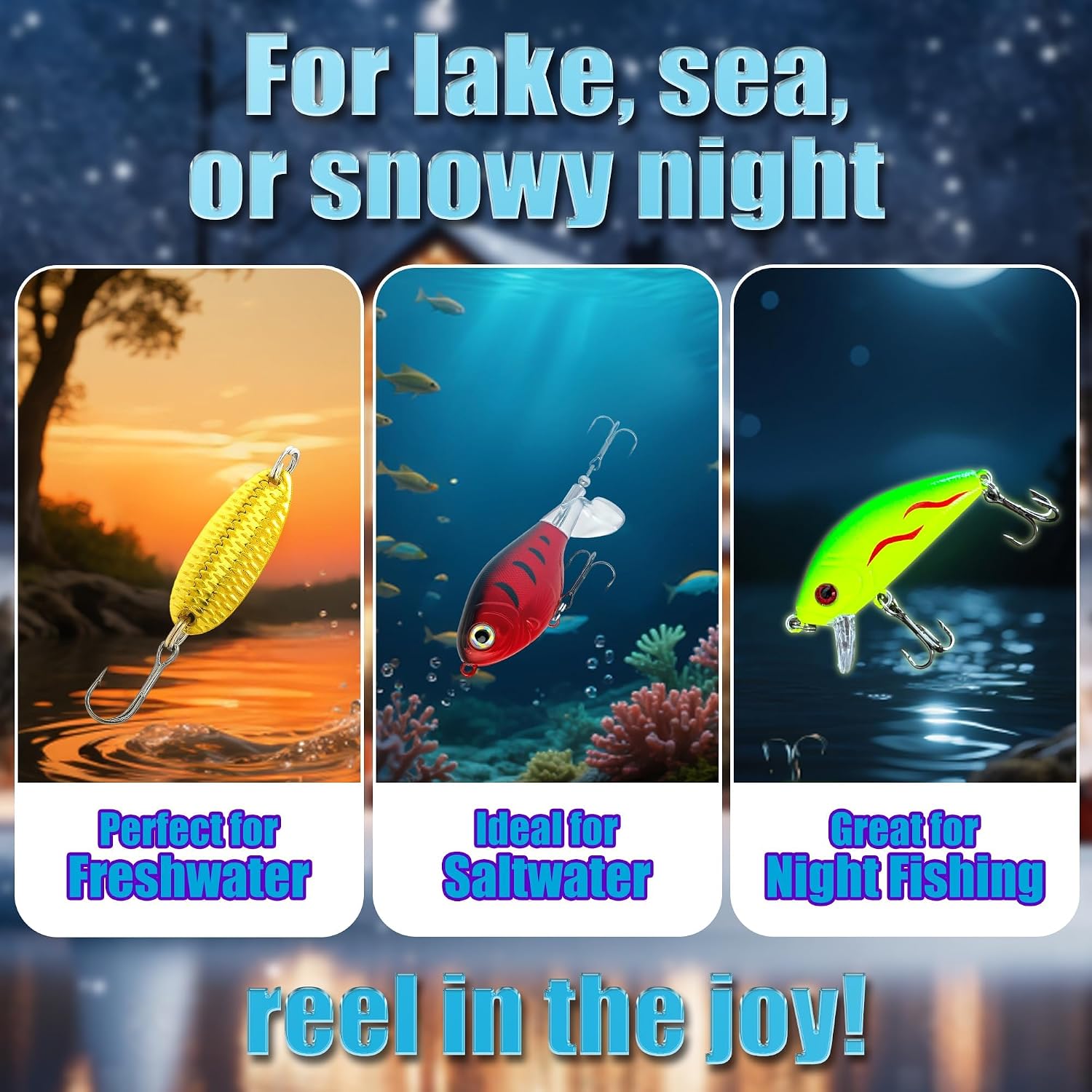 Funewest Spooky Halloween Fishing Advent Calendars 2026 for Men | 24Day Surprise Countdown Kit Horror Fishing Lure Baits Set Holiday Gift for Adult Fishermen Father Boyfriend Outdoor Lover