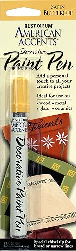 Miniatura 8 de Rust-Oleum, White 215153 American Accents - Bolígrafo de pintura decorativa satinada, 13 onzas, 0.33 onzas líquidas (paquete de 1) (el embalaje