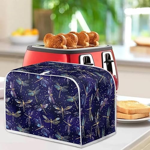 Miniatura 241 de Starry Night Toaster Covers 2 Slice Protectores de huellas dactilares a prueba de polvo y protección contra grasa para electrodomésticos Noche