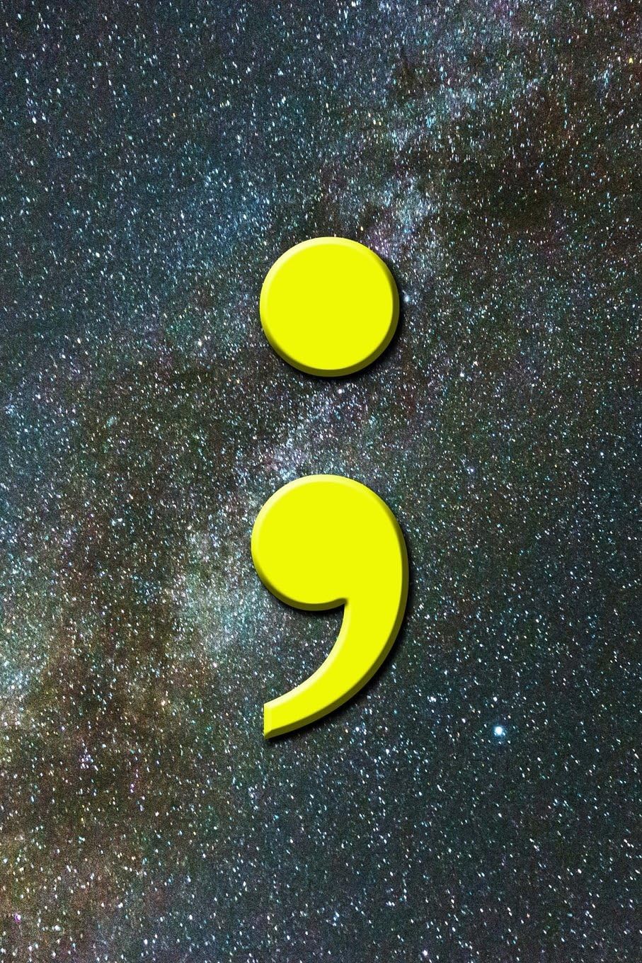Semicolon ; Gratitude Journal - I'm Still Here: 150 page lined notebook/diary