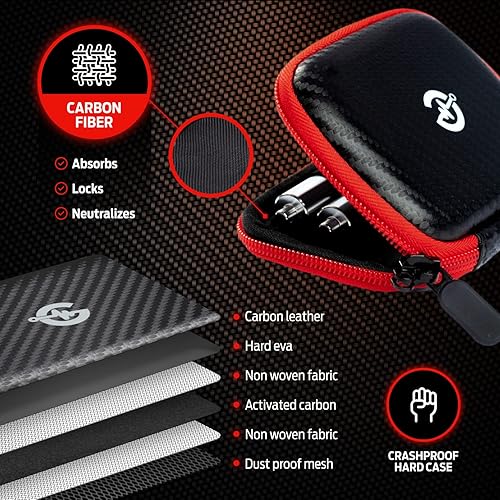 Miniatura 3 de Estuche de soporte a prueba de olores, soporte para tubos preenrollables, contenedor de cono a prueba de olores, contenedor de cigarrillos con