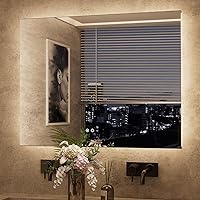 Vista 32 de TETOTE - Espejo retroiluminado para baño con luz, botón táctil regulable y función antivaho (horizontal o vertical)