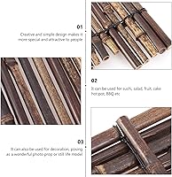 Vista 7 de Operitacx 1 vajilla japonesa de sushi para comedor en casa, diseño único para servir frutas de sushi y olla caliente para fiestas, bodas y reuniones