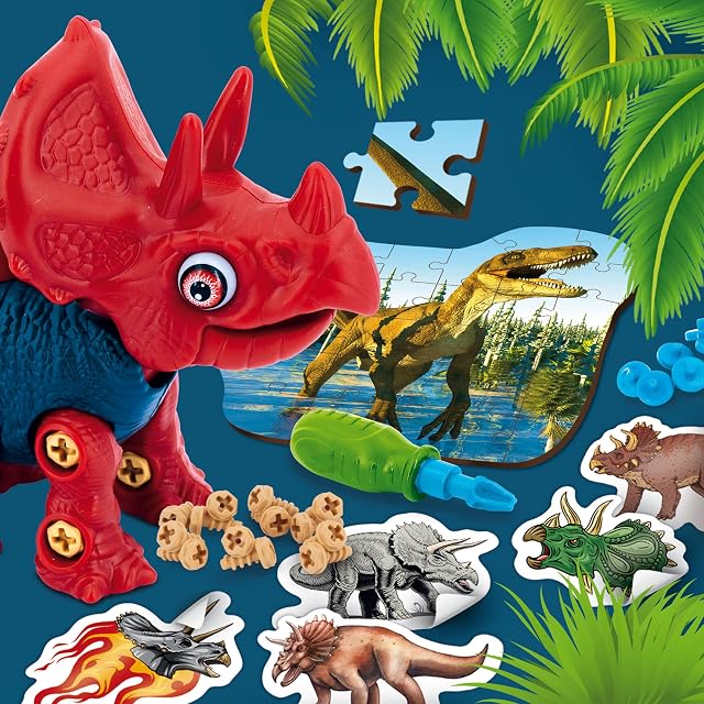 Foto 2 de 8 de Liscianigiochi I'm a Genius Dino Stem Triceratops-Juego educativo científico para niños a partir de 5 años…