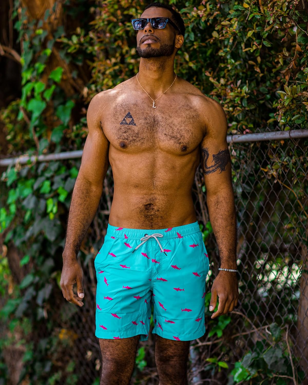 MaaMgic Badehose für Herren Jungen Badeshorts für Männer Schnelltrocknend Surfen Strandhose Surf Shorts mit Mash-Innenfutter MEHRWEG - Image 6