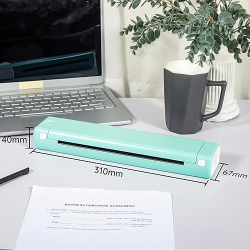 Miniatura 7 de Phomemo M08F Portable Printer 85 x 11 US Letter Mobile Compact PrinterBluetooth Thermal Printer Compatible with Android iOS  Laptop Portable