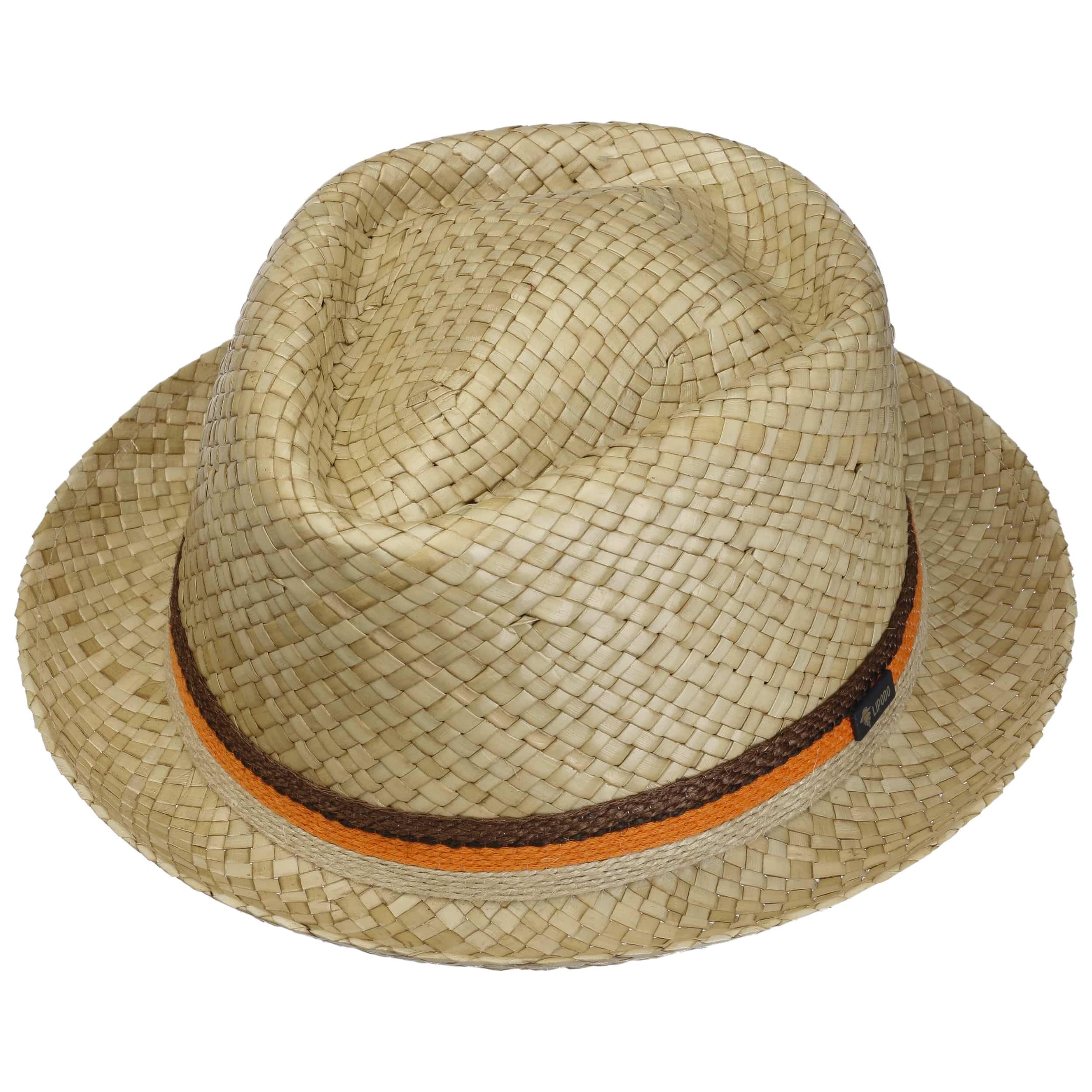 SOMBREROSHOP Diamond Nature Sombrero Pork pie de Paja con Cordon Decorativo Unisex Primavera Verano