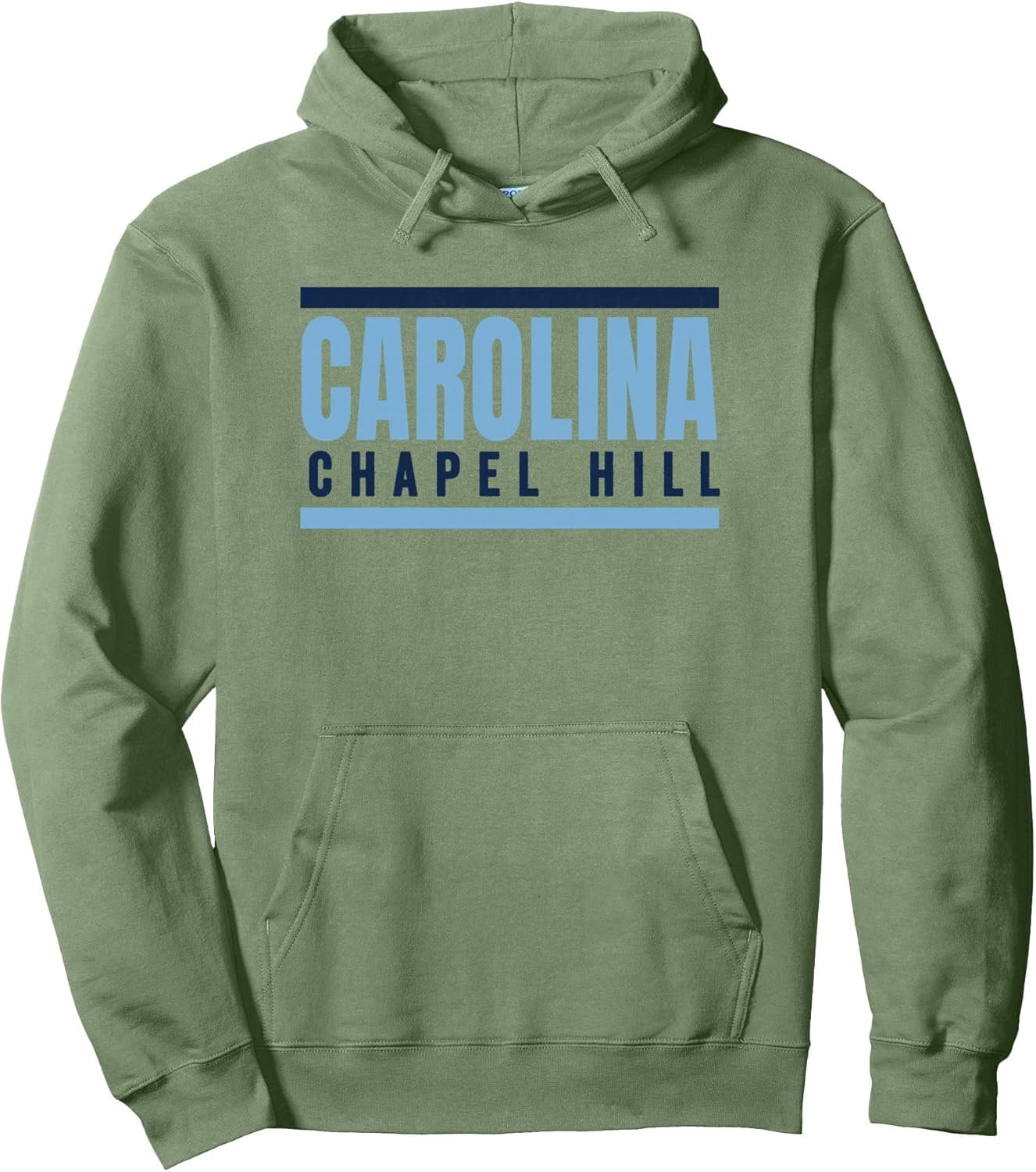 Striped Chapel Hill Blue/Light Blue Retro Stripe Chapel Hill Pullover Hoodie