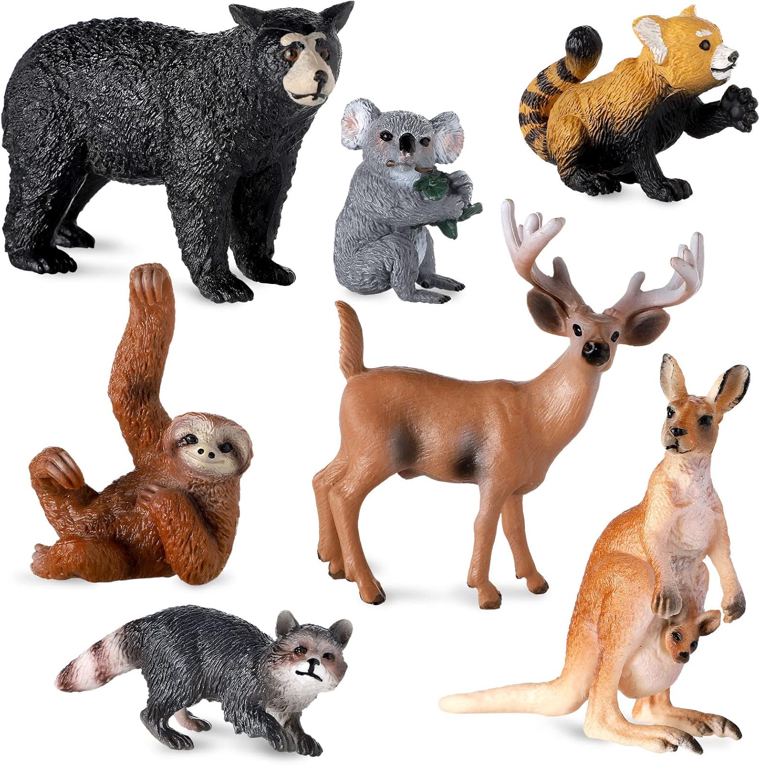 Woodland Creatures and Jungle Animals Figurine Set UK Ubuy