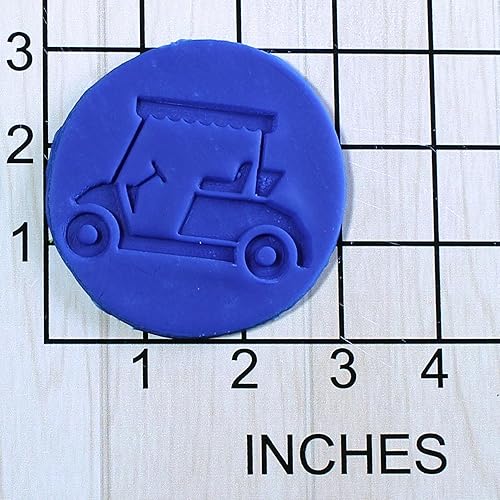Golf Cart Fondant Cookie Cutter AND Stamp #1639
