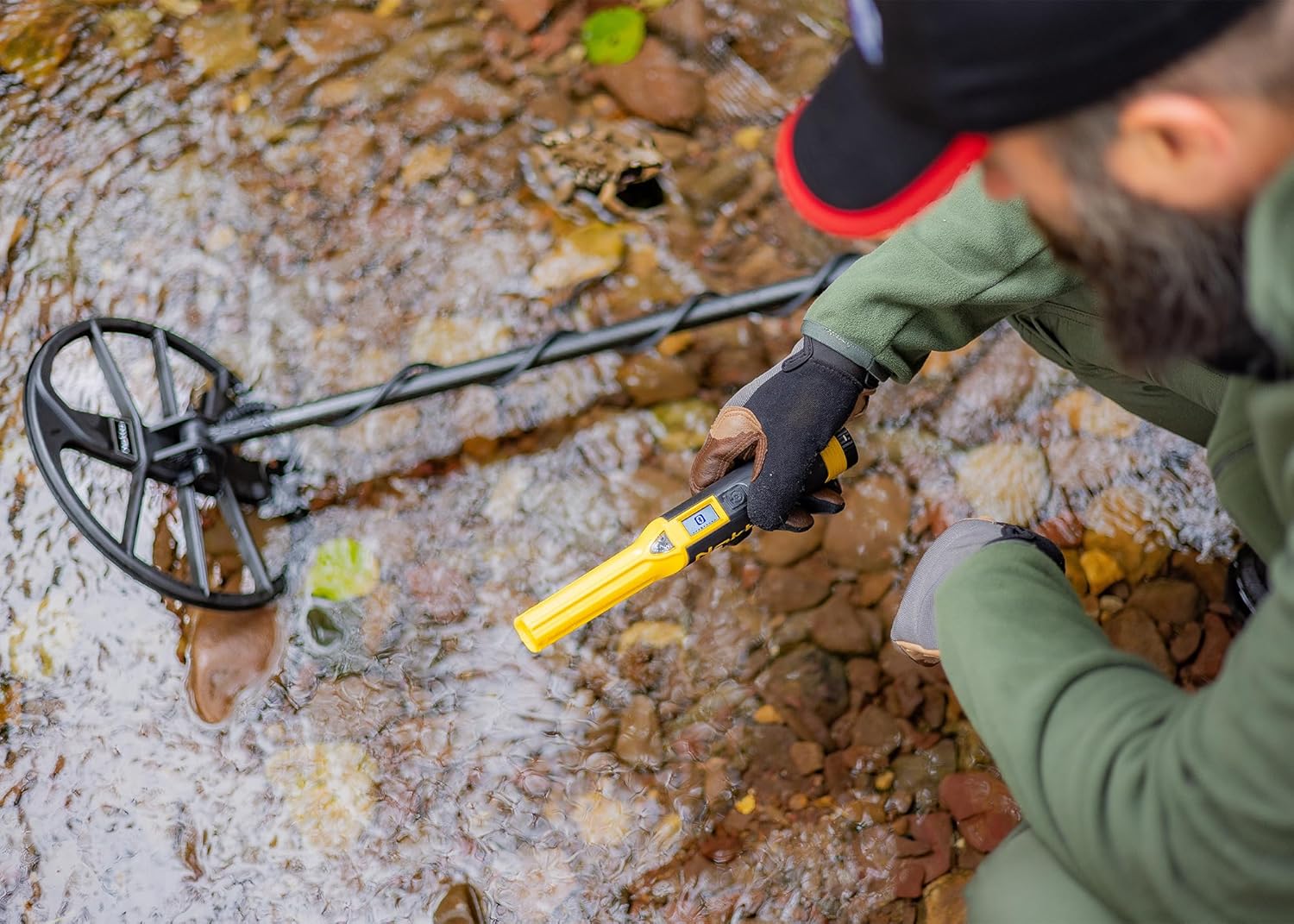 Nokta Simplex Ultra WHP Waterproof Metal Detector with Wireless Headphones and 11” Search Coil, Professional Metal Detectors with Accessories (with Headphones & Pinpointer & Accessory Package)